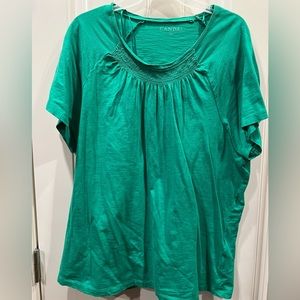 Canda Green Top Sz XXL